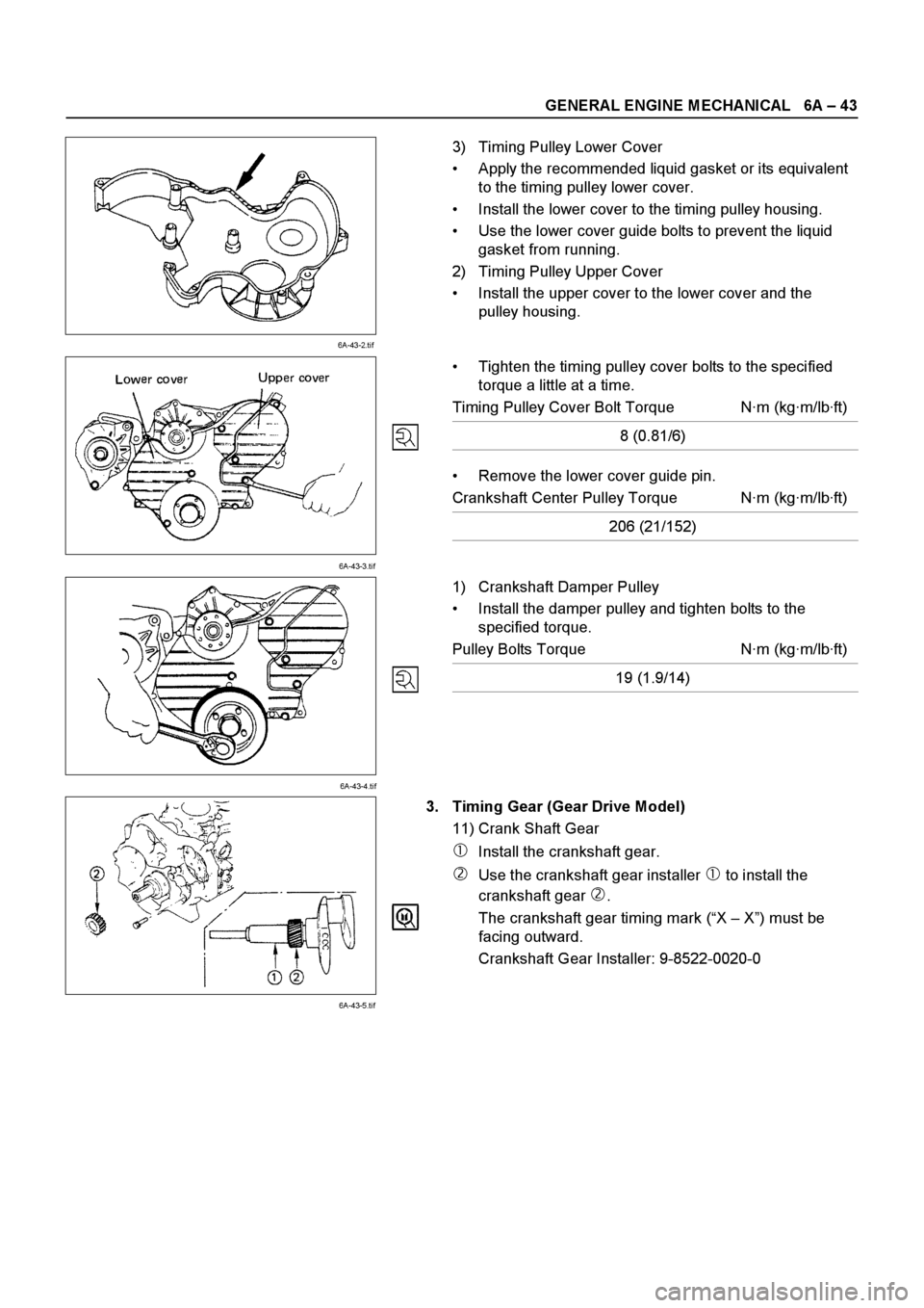 ISUZU ELF 1999  Workshop Manual 
