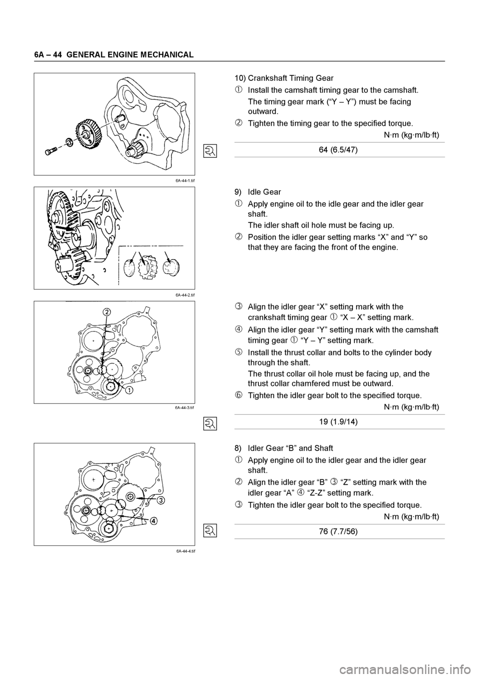 ISUZU ELF 1999  Workshop Manual 