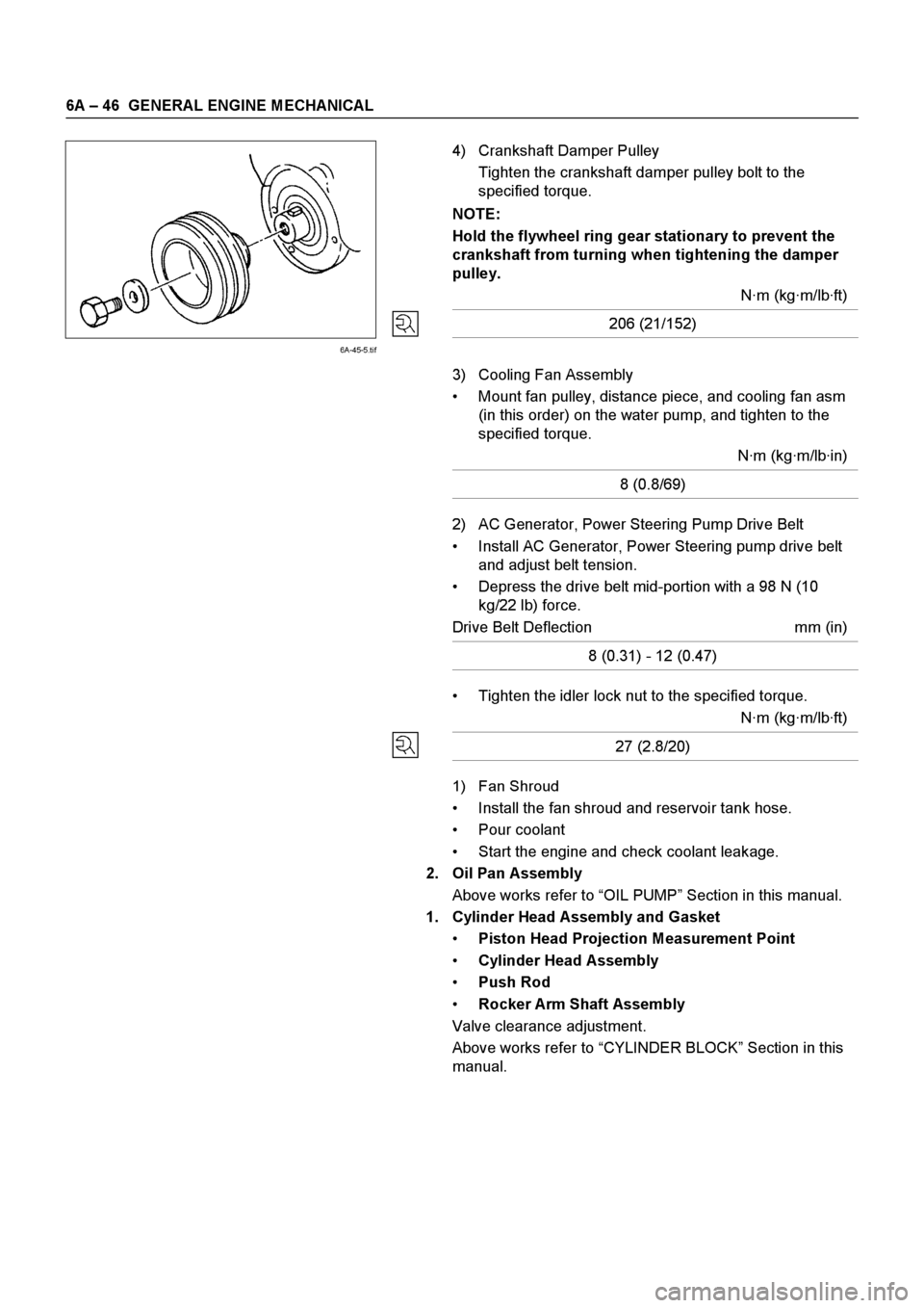 ISUZU ELF 1999  Workshop Manual 