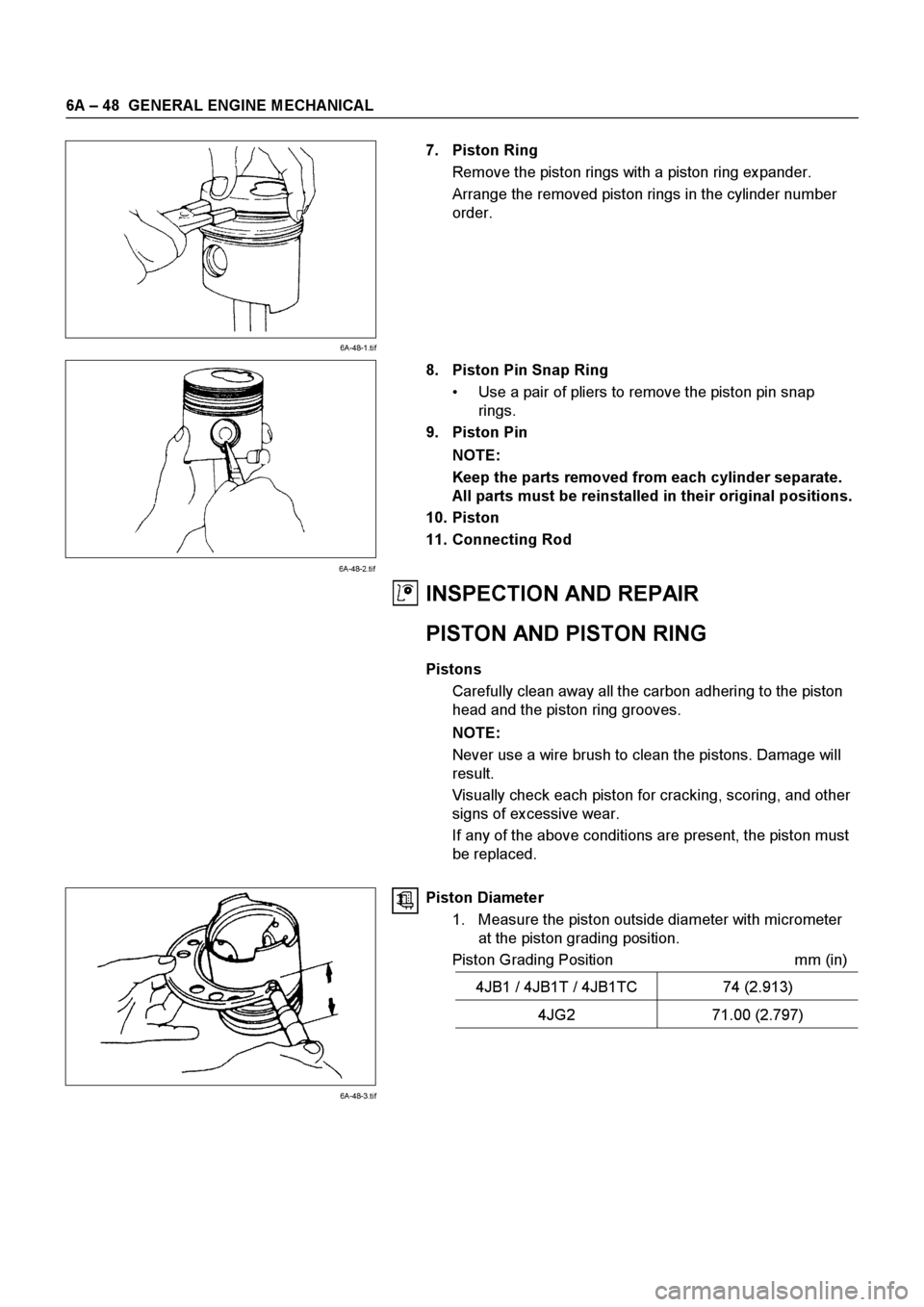 ISUZU ELF 1999  Workshop Manual 