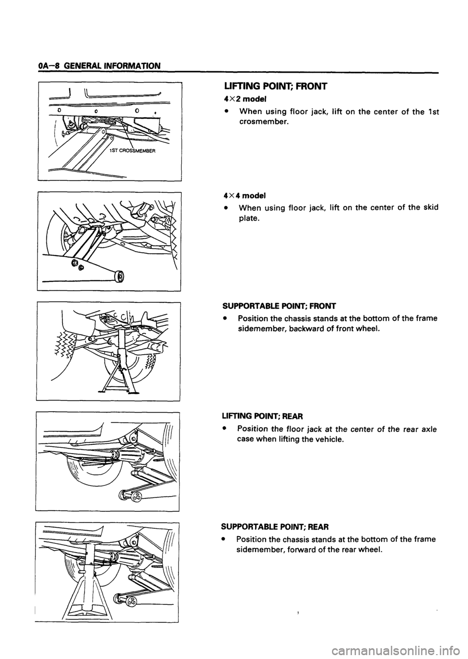 ISUZU DB SERIES 1993  Workshop Manual 