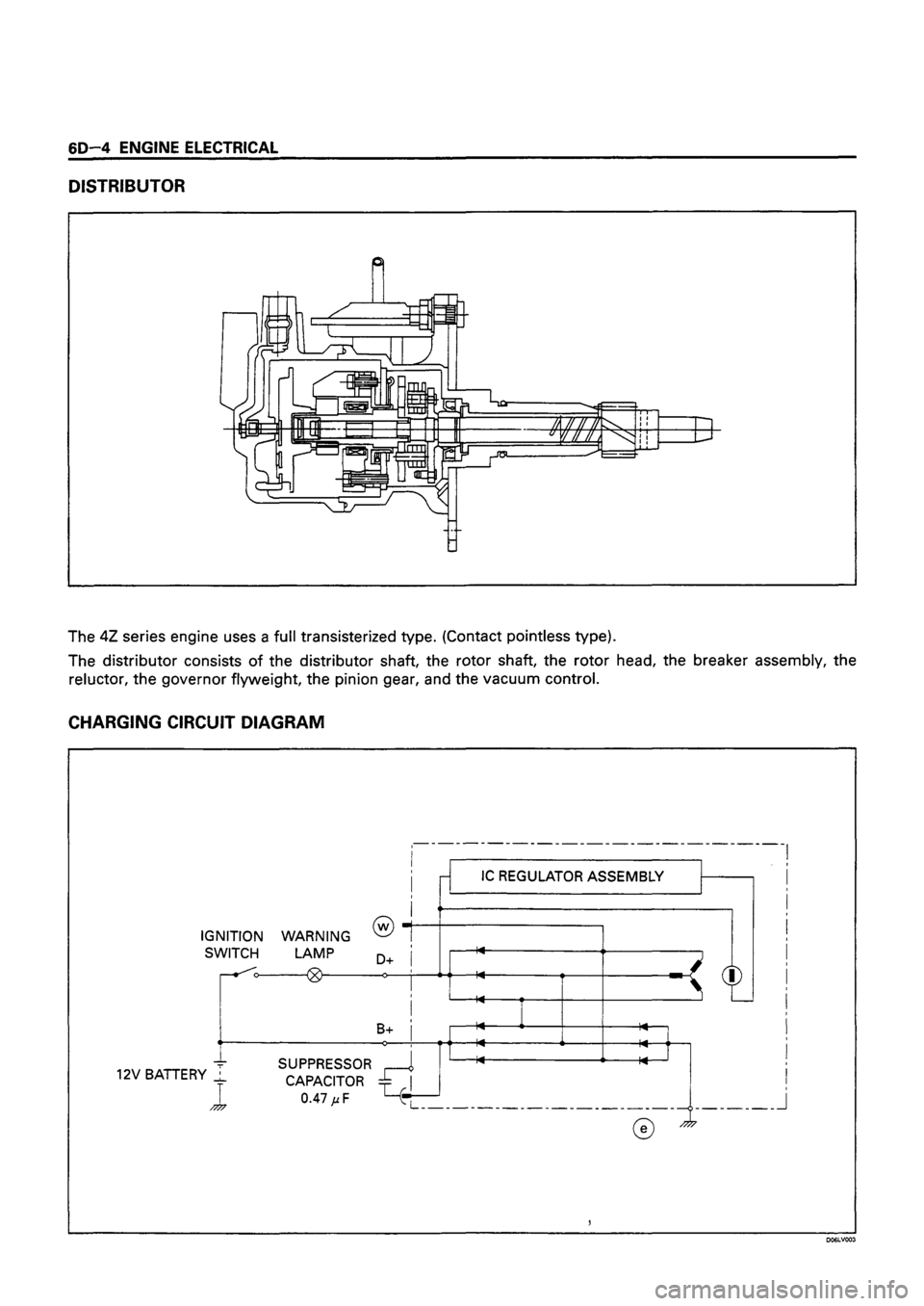 ISUZU DB SERIES 1993  Workshop Manual 