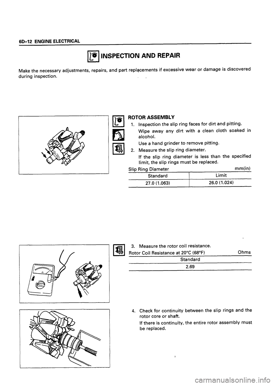 ISUZU DB SERIES 1993  Workshop Manual 