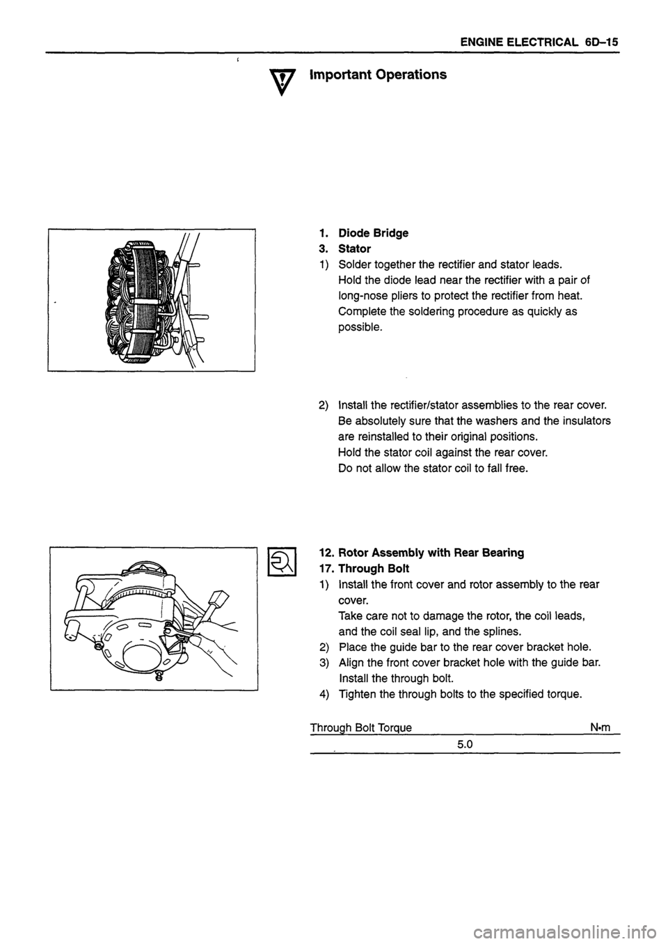 ISUZU DB SERIES 1993  Workshop Manual 