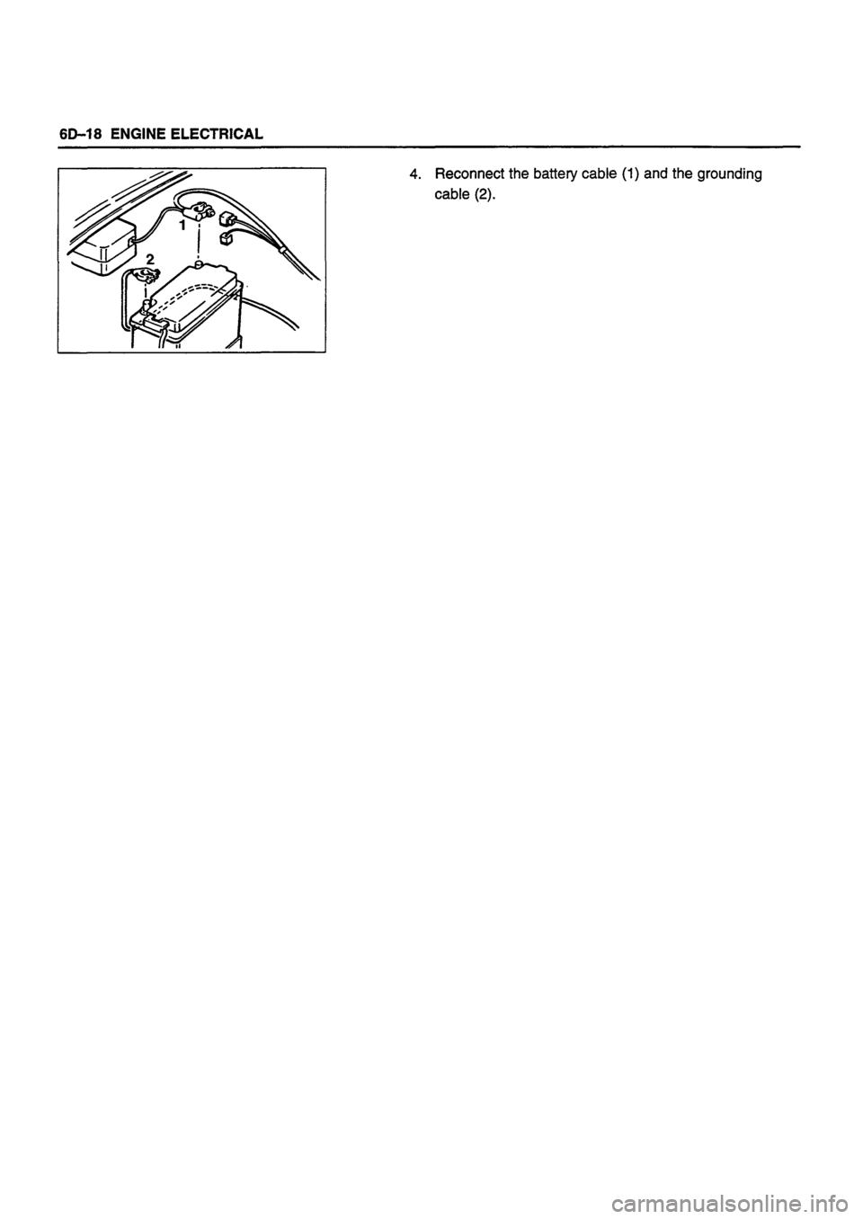 ISUZU DB SERIES 1993  Workshop Manual 