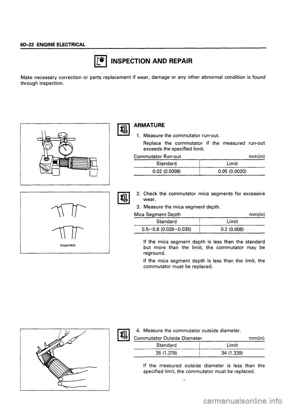 ISUZU DB SERIES 1993  Workshop Manual 