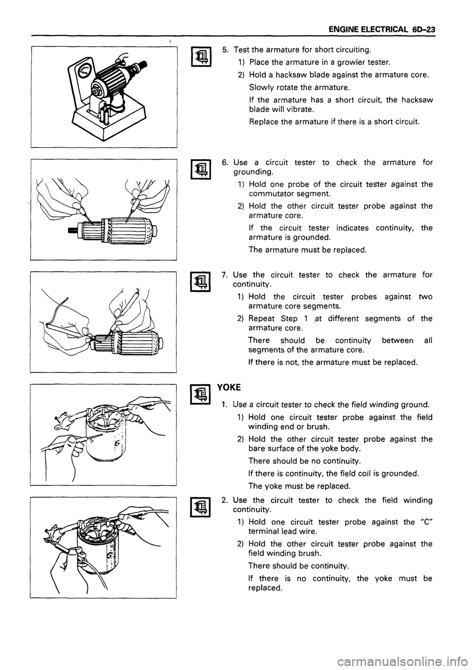 ISUZU DB SERIES 1993  Workshop Manual 
