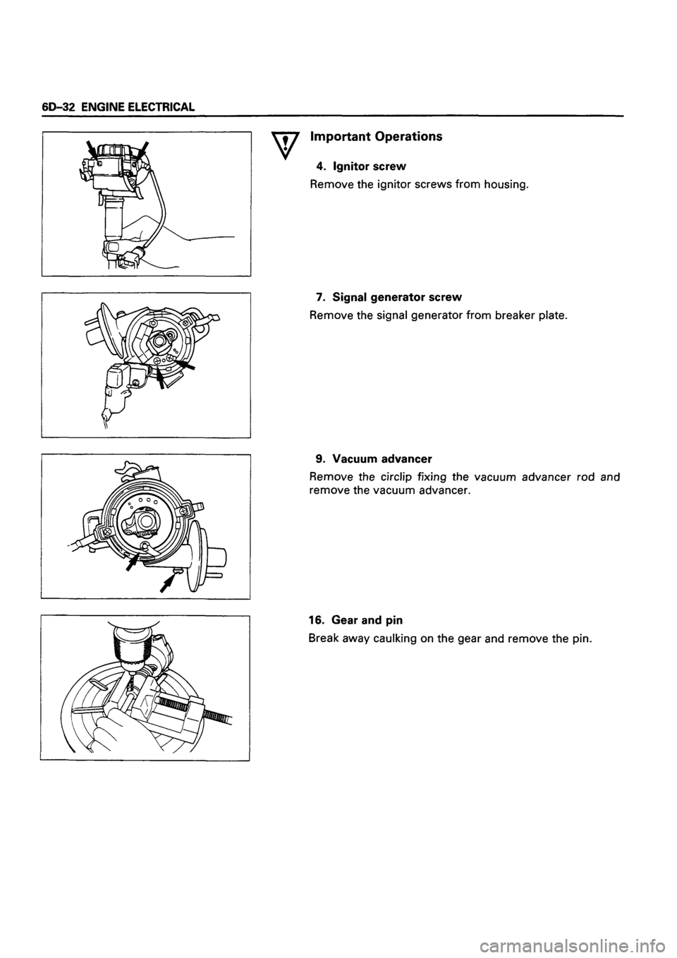 ISUZU DB SERIES 1993  Workshop Manual 