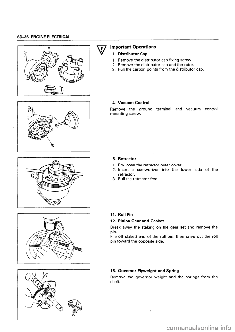 ISUZU DB SERIES 1993  Workshop Manual 