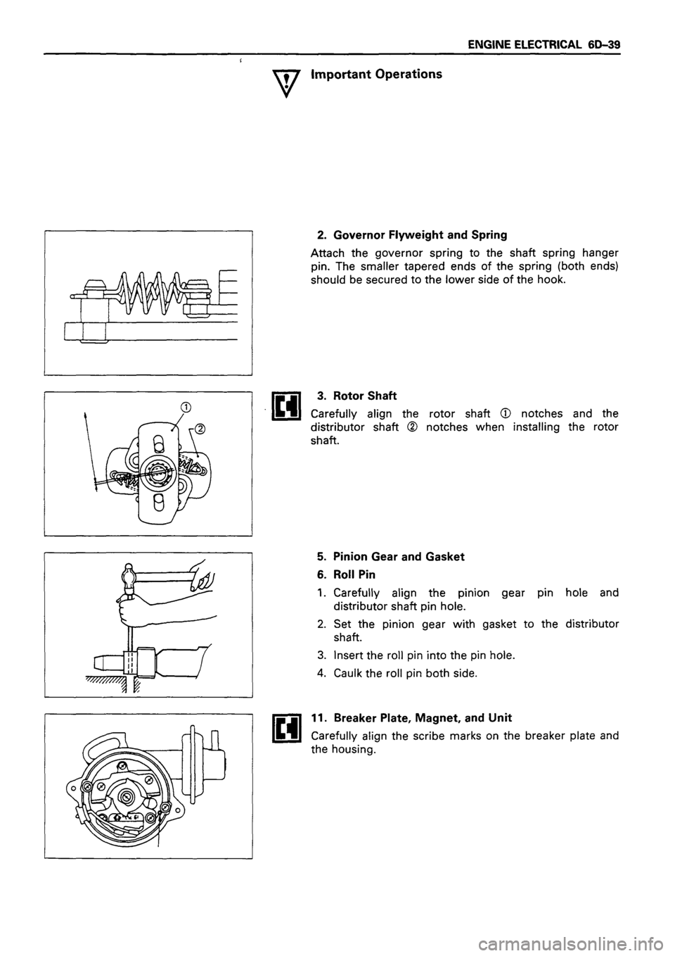 ISUZU DB SERIES 1993  Workshop Manual 