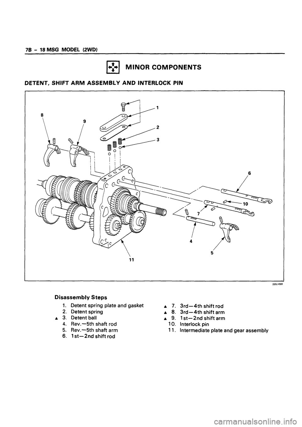 ISUZU DB SERIES 1993  Workshop Manual 