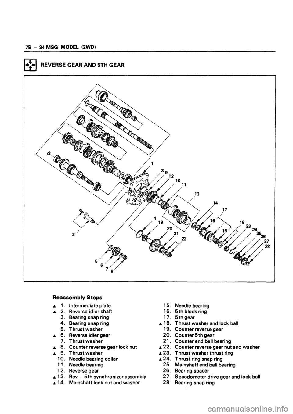 ISUZU DB SERIES 1993  Workshop Manual 