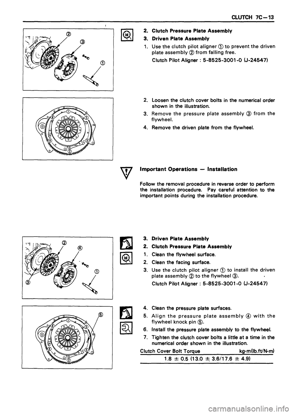 ISUZU DB SERIES 1993  Workshop Manual 