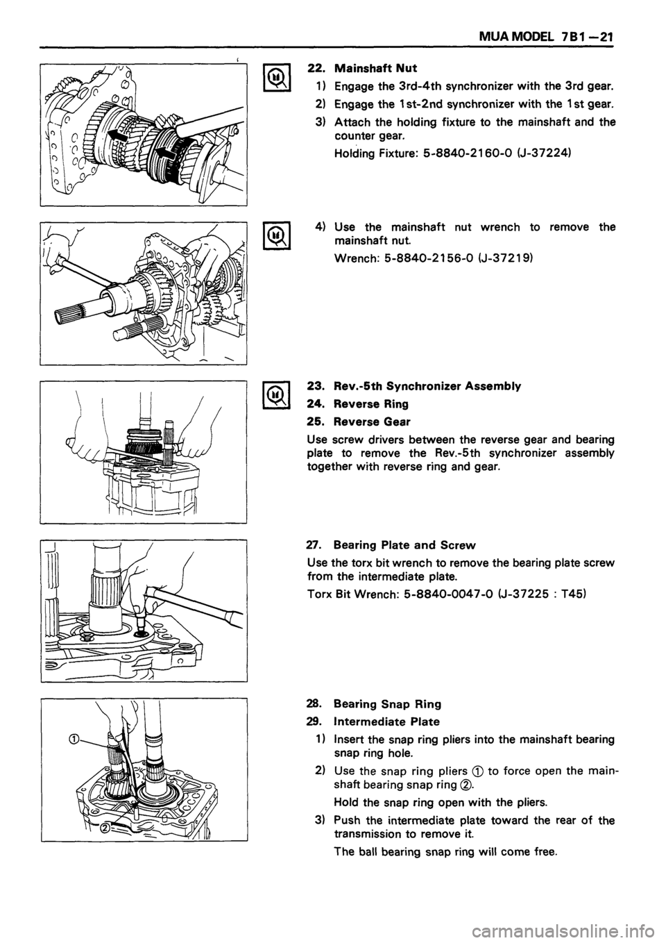 ISUZU DB SERIES 1993  Workshop Manual 