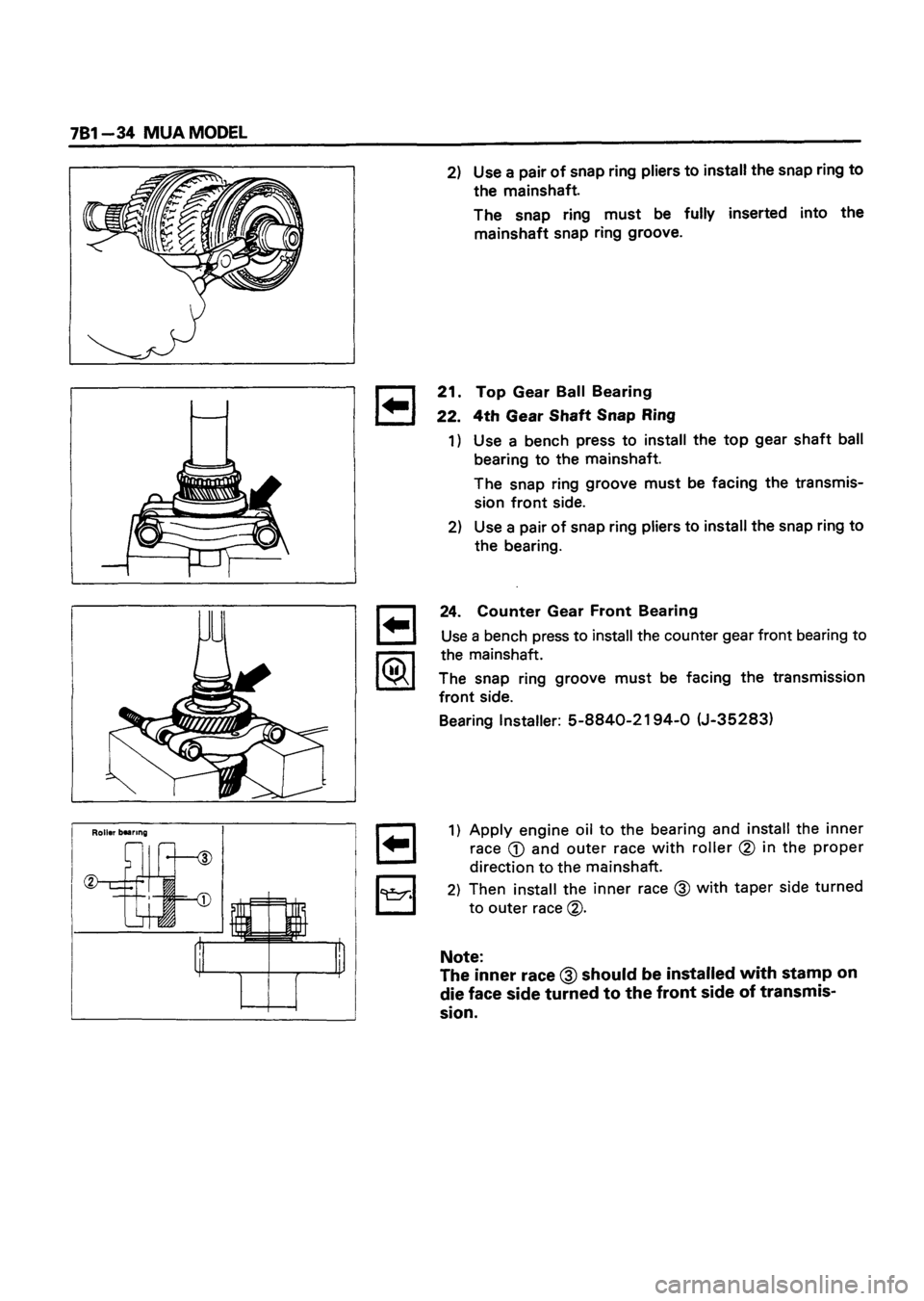 ISUZU DB SERIES 1993  Workshop Manual 