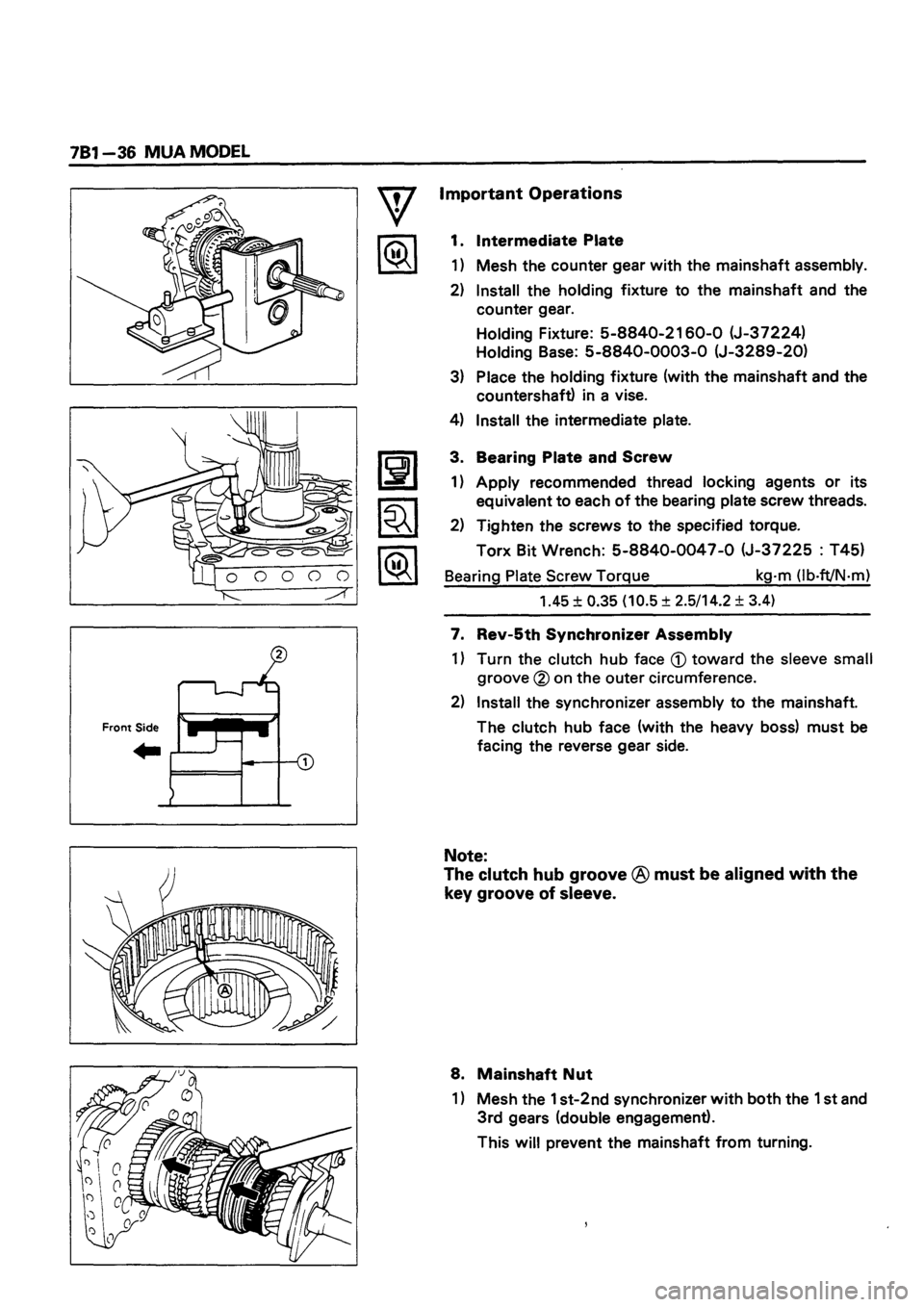 ISUZU DB SERIES 1993  Workshop Manual 