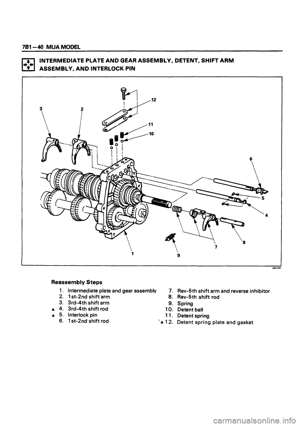 ISUZU DB SERIES 1993  Workshop Manual 
