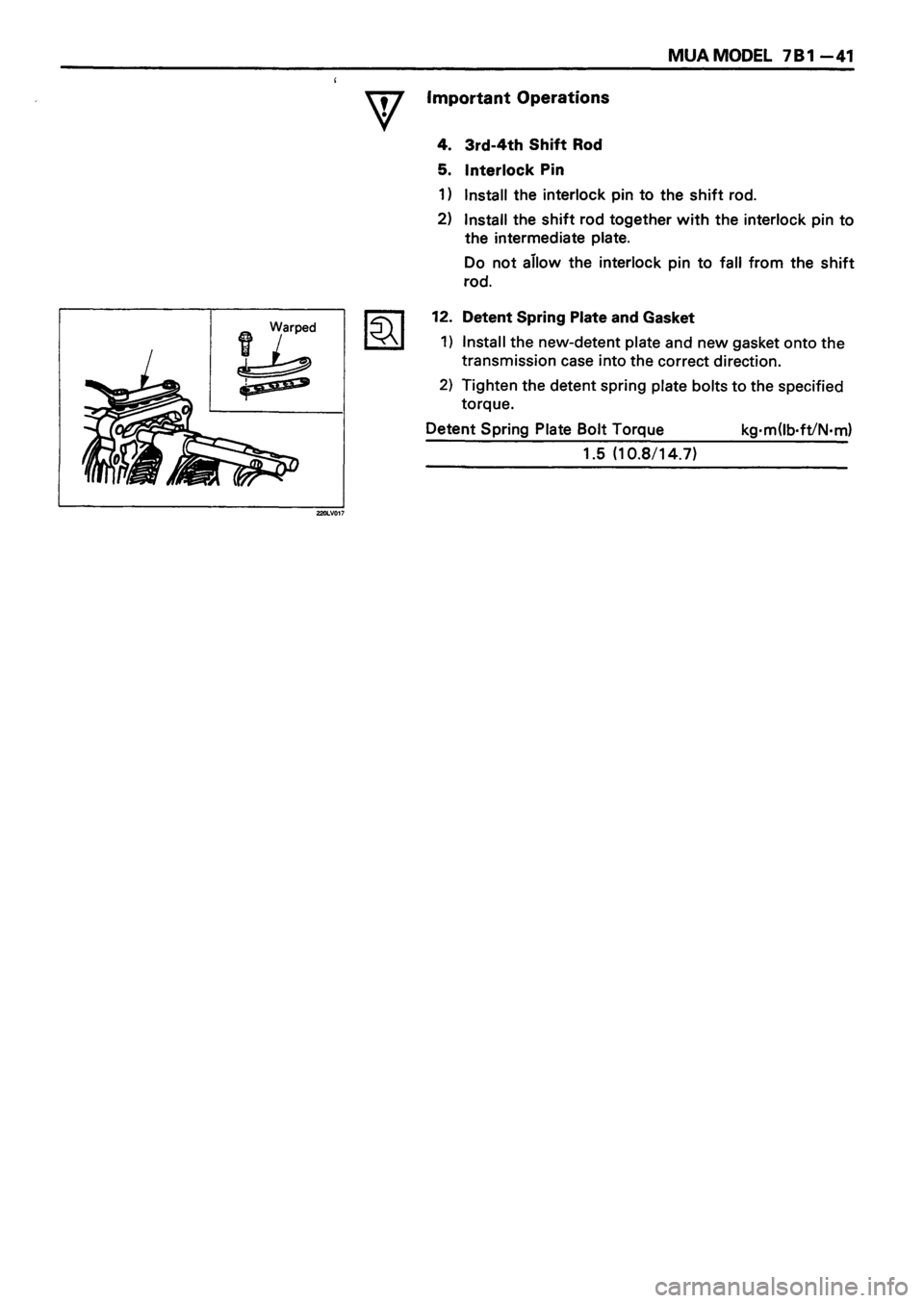 ISUZU DB SERIES 1993  Workshop Manual 