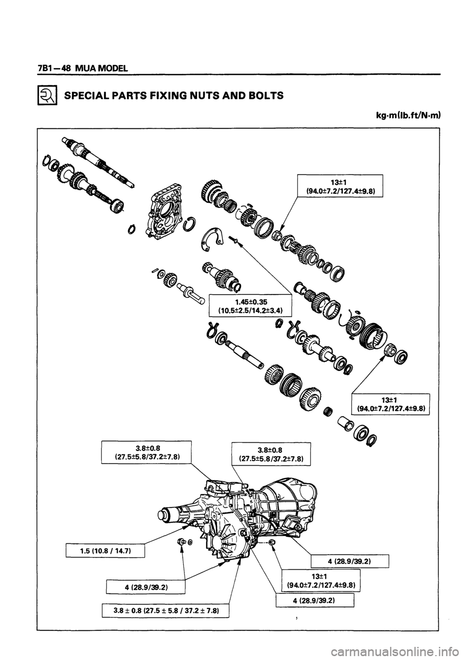 ISUZU DB SERIES 1993  Workshop Manual 