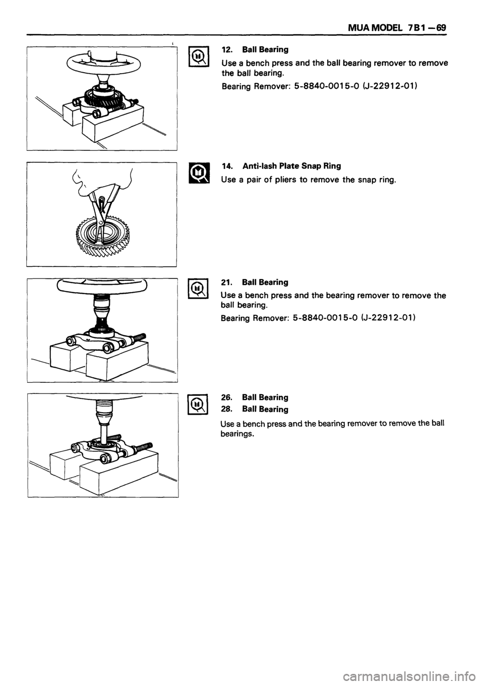ISUZU DB SERIES 1993  Workshop Manual 