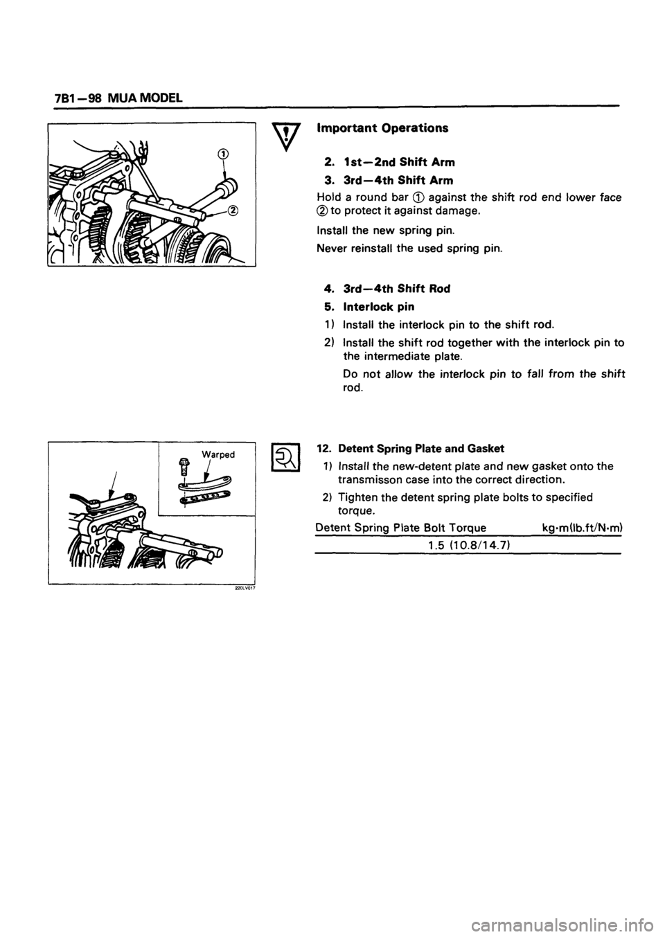 ISUZU DB SERIES 1993  Workshop Manual 
