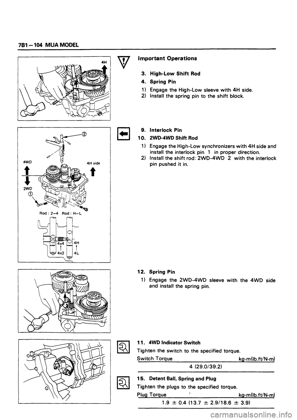 ISUZU DB SERIES 1993  Workshop Manual 