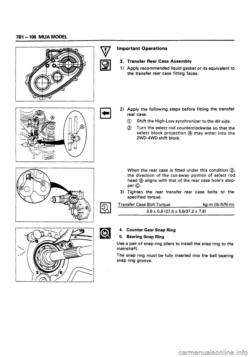 ISUZU DB SERIES 1993  Workshop Manual 