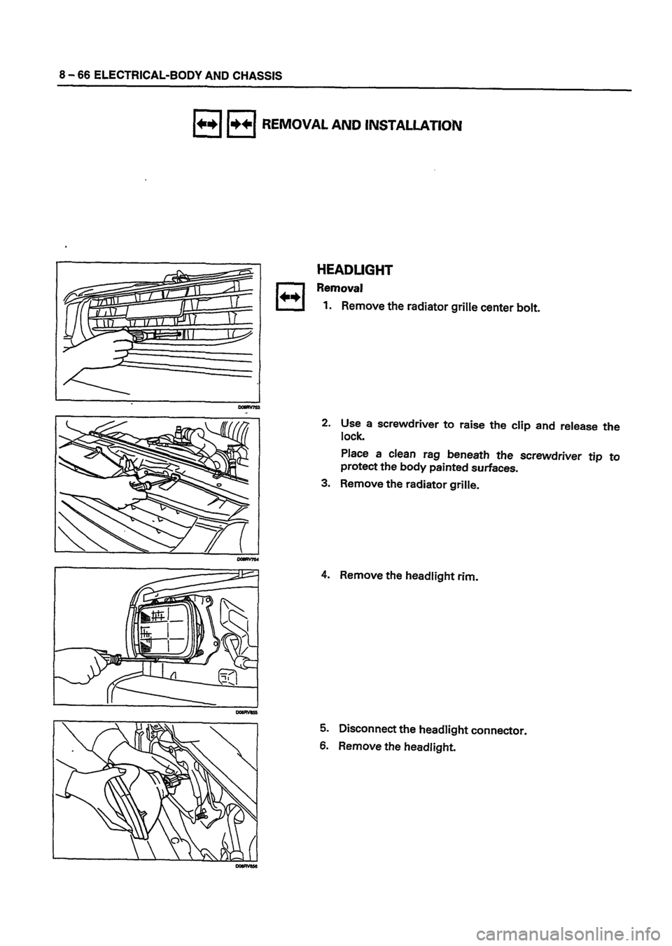 ISUZU DB SERIES 1993  Workshop Manual 
