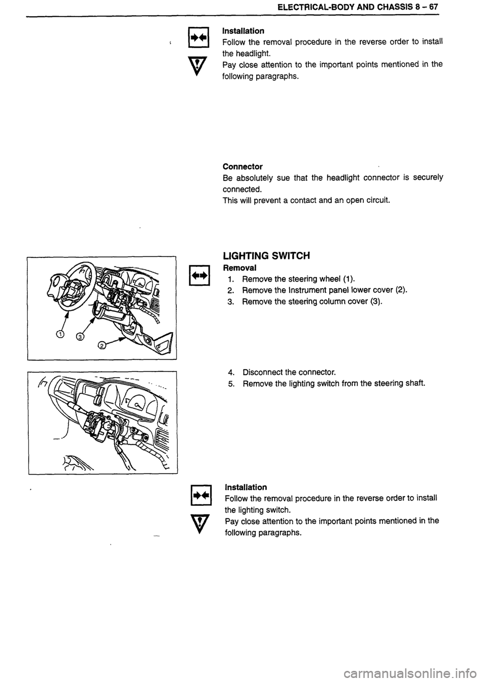 ISUZU DB SERIES 1993  Workshop Manual 