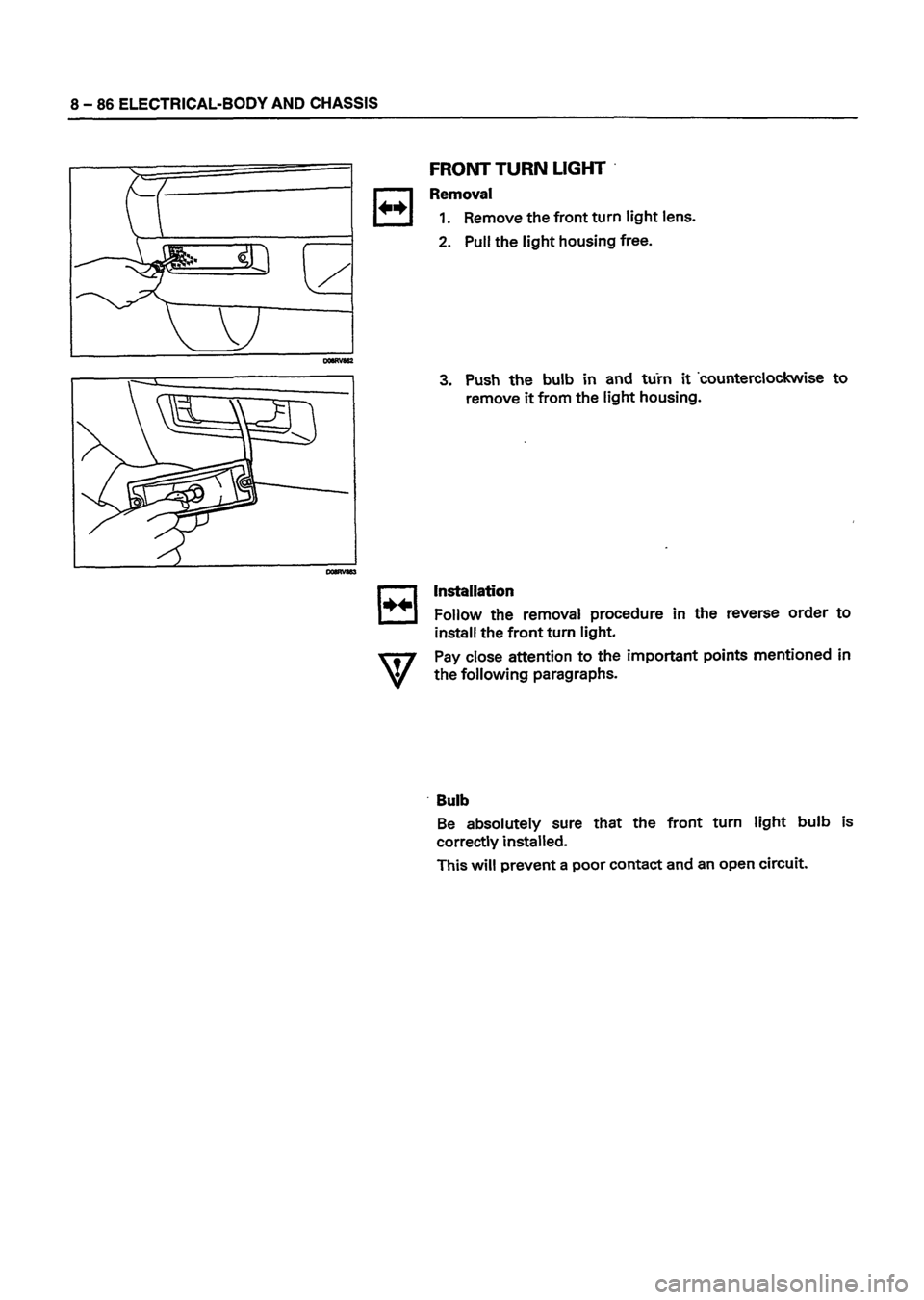 ISUZU DB SERIES 1993  Workshop Manual 