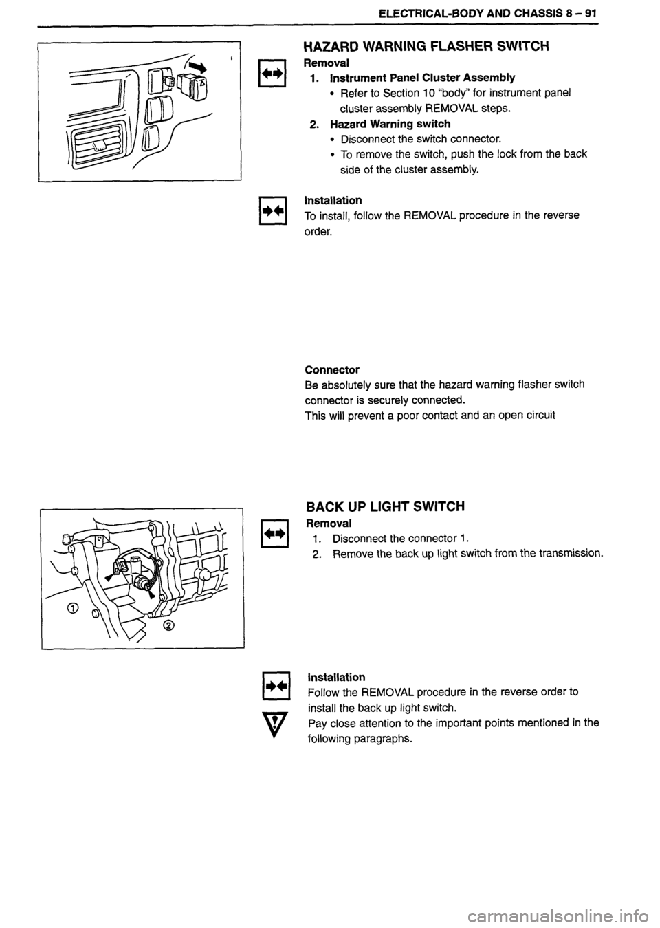 ISUZU DB SERIES 1993  Workshop Manual 
