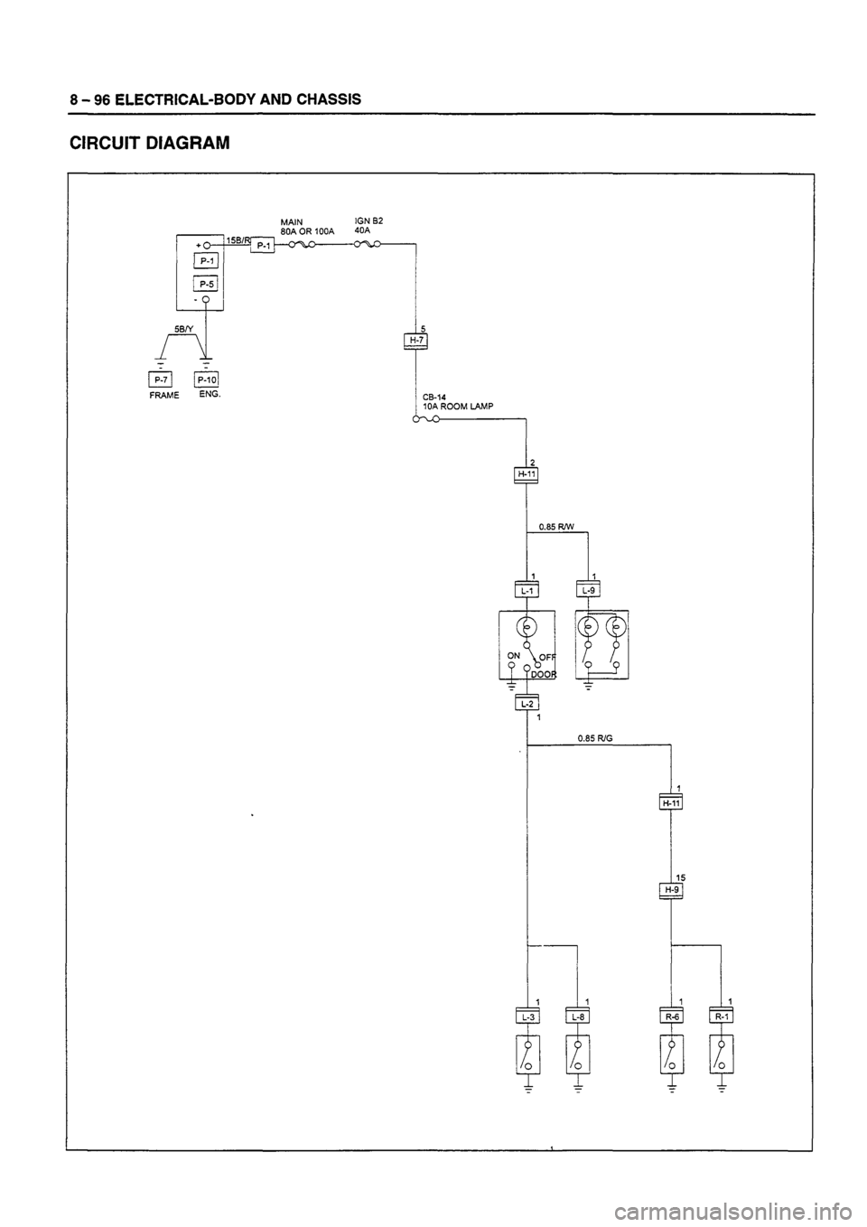ISUZU DB SERIES 1993  Workshop Manual 
