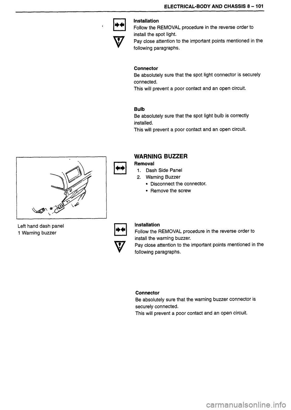 ISUZU DB SERIES 1993  Workshop Manual 