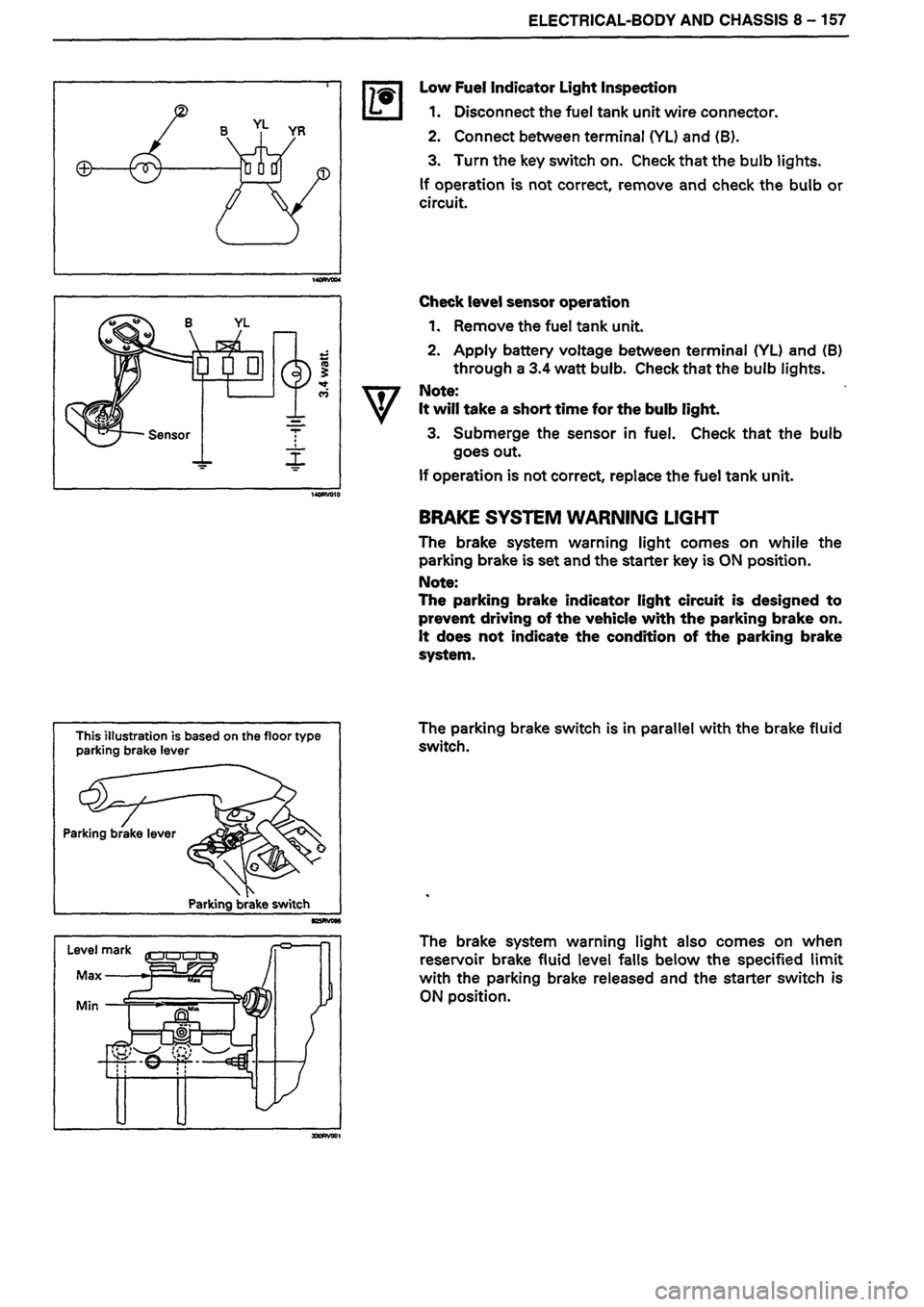 ISUZU DB SERIES 1993  Workshop Manual 