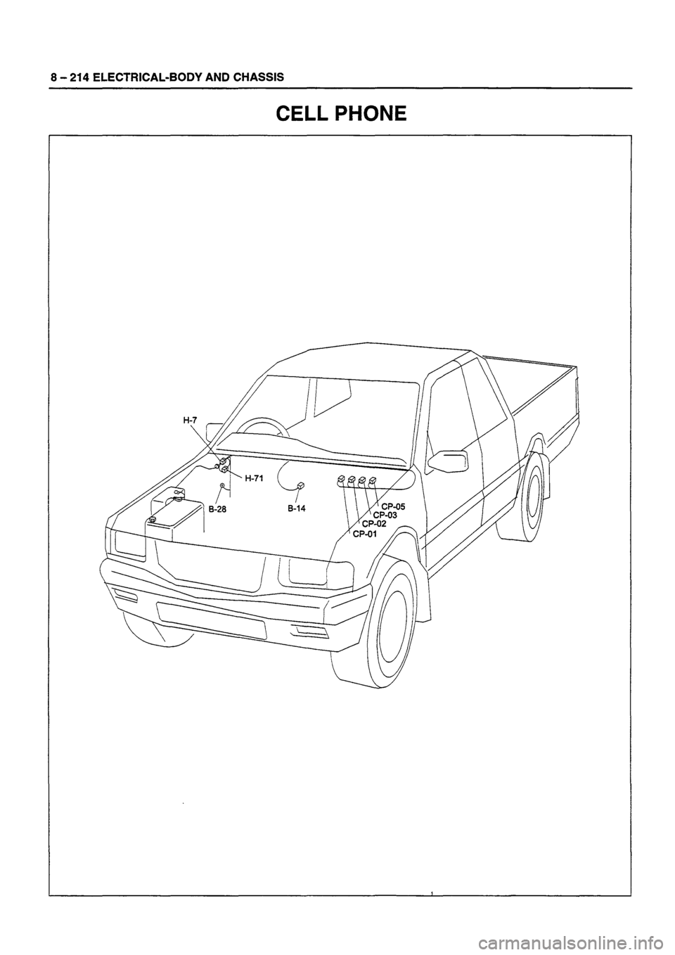 ISUZU DB SERIES 1993  Workshop Manual 