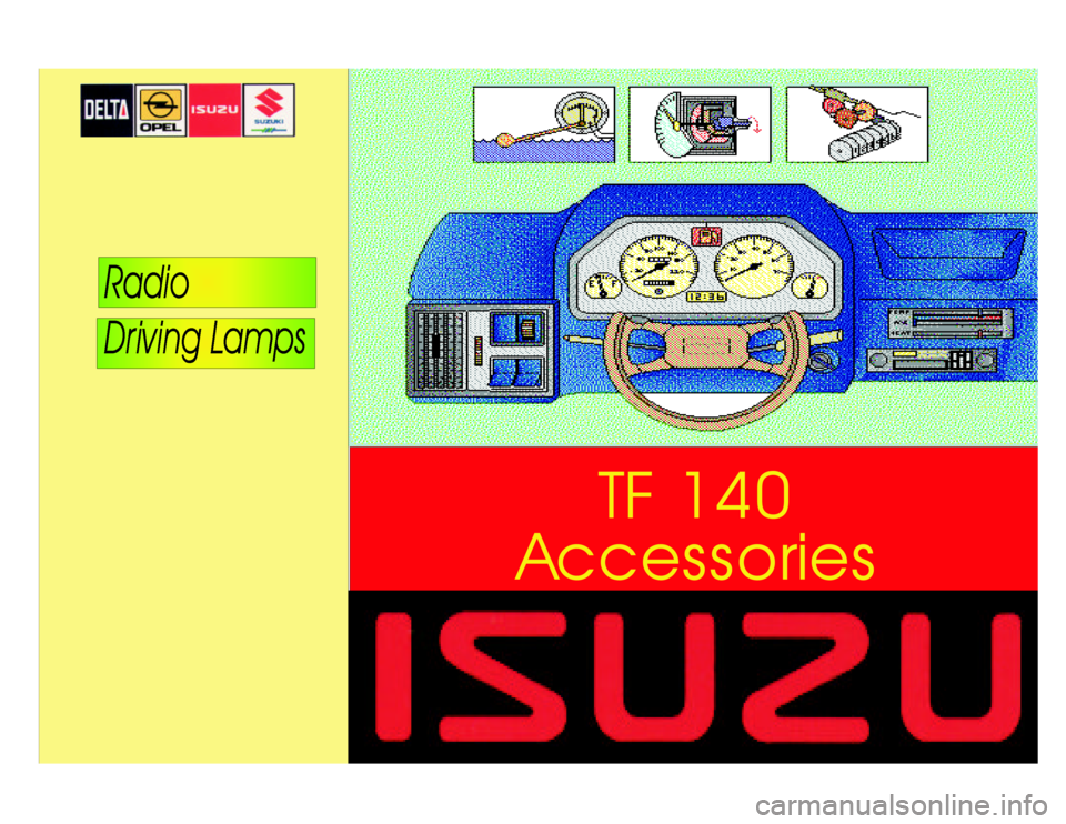 ISUZU DB SERIES 1993  Workshop Manual AccessoriesTF140 