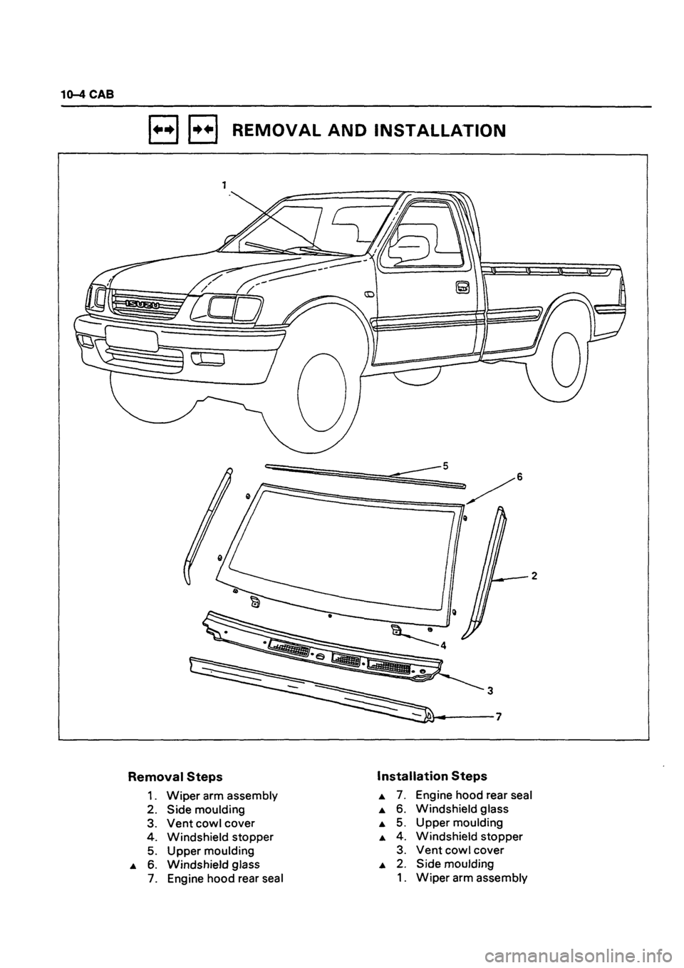ISUZU DB SERIES 1993  Workshop Manual 