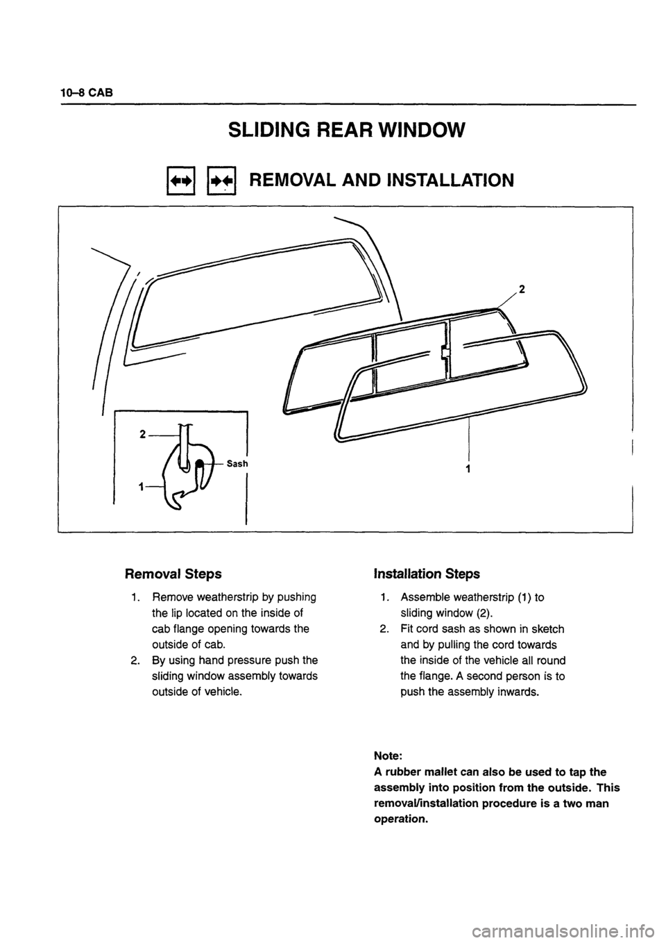 ISUZU DB SERIES 1993  Workshop Manual 