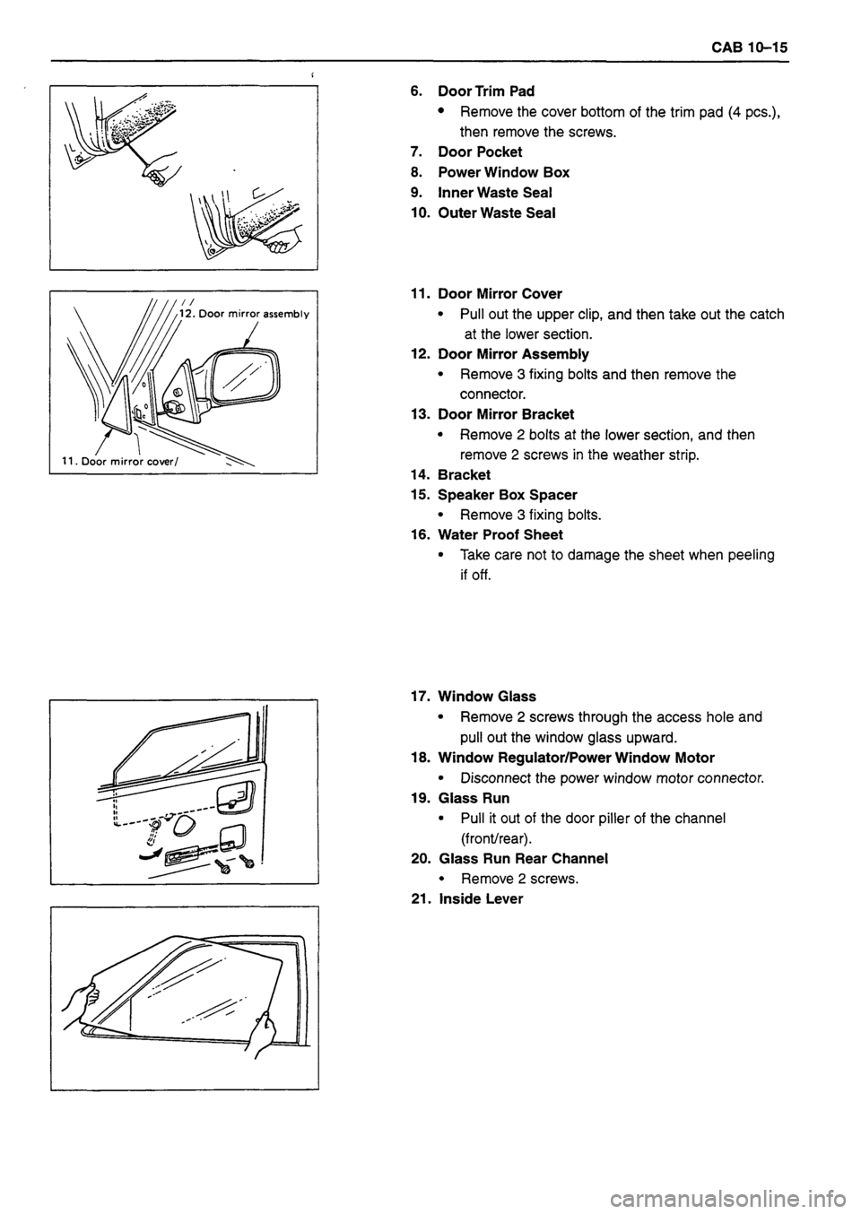 ISUZU DB SERIES 1993  Workshop Manual 