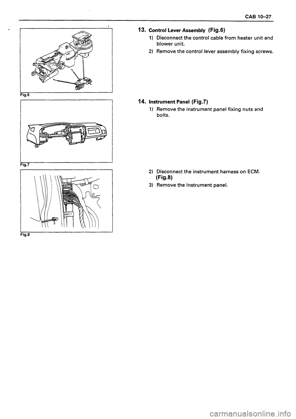 ISUZU DB SERIES 1993  Workshop Manual 