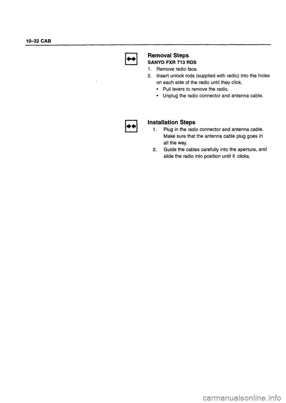 ISUZU DB SERIES 1993  Workshop Manual 