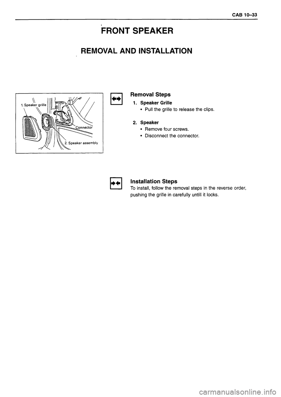 ISUZU DB SERIES 1993  Workshop Manual 