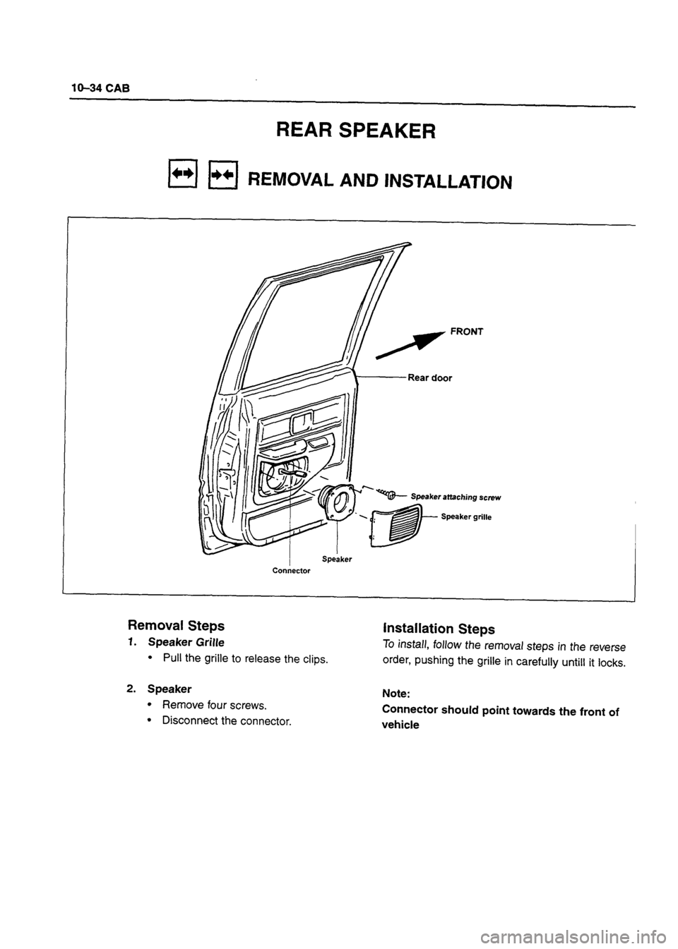ISUZU DB SERIES 1993  Workshop Manual 