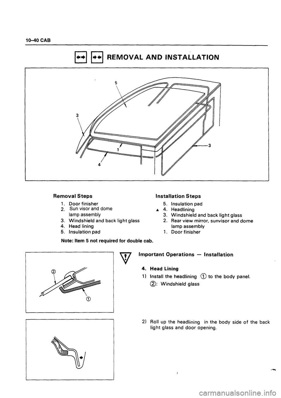 ISUZU DB SERIES 1993  Workshop Manual 