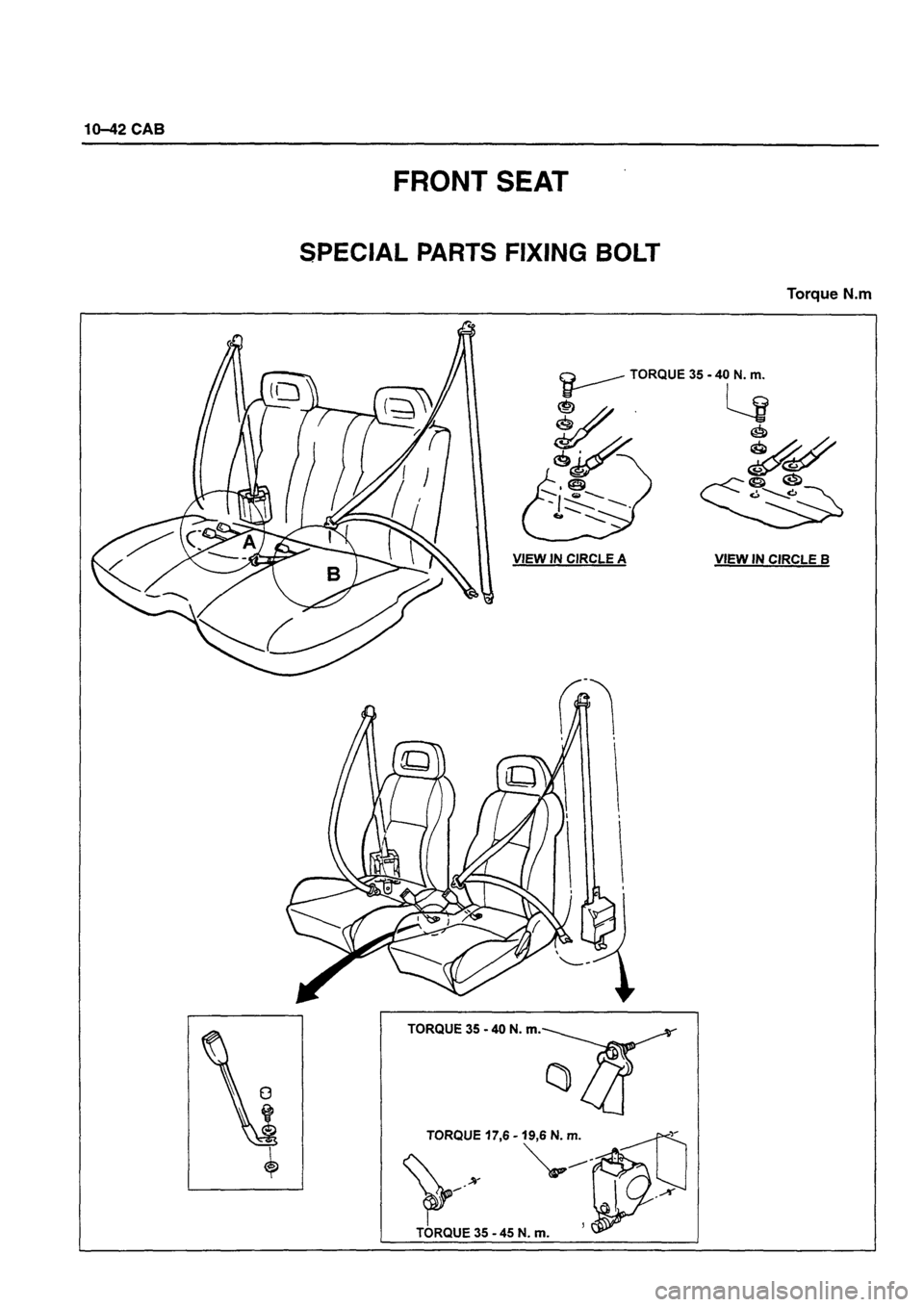 ISUZU DB SERIES 1993  Workshop Manual 