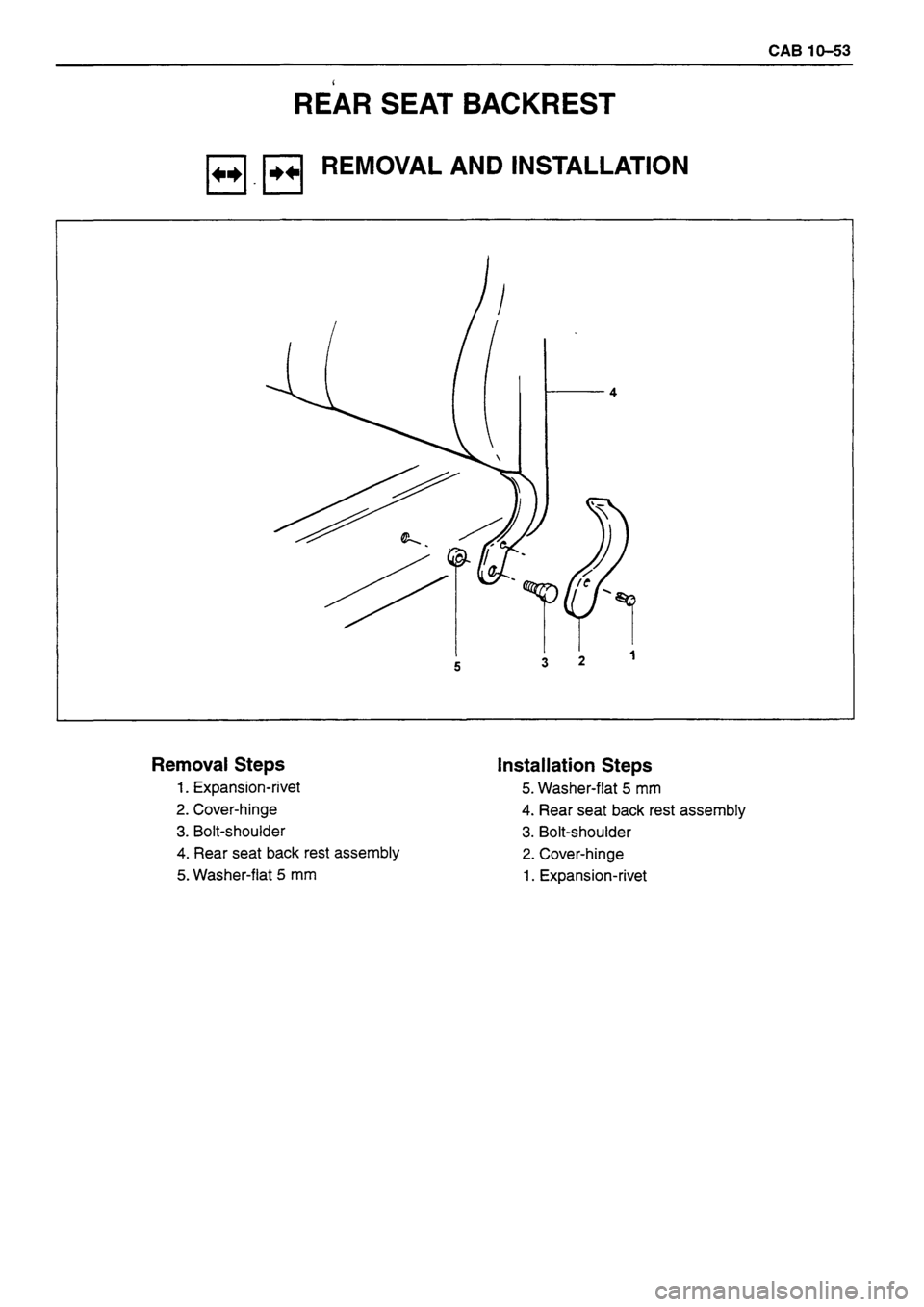 ISUZU DB SERIES 1993  Workshop Manual 