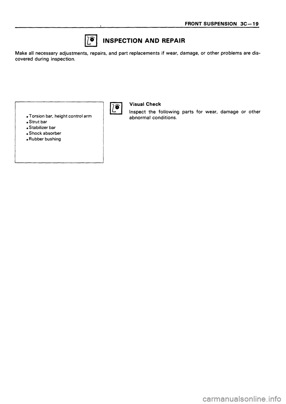 ISUZU DB SERIES 1993  Workshop Manual 
