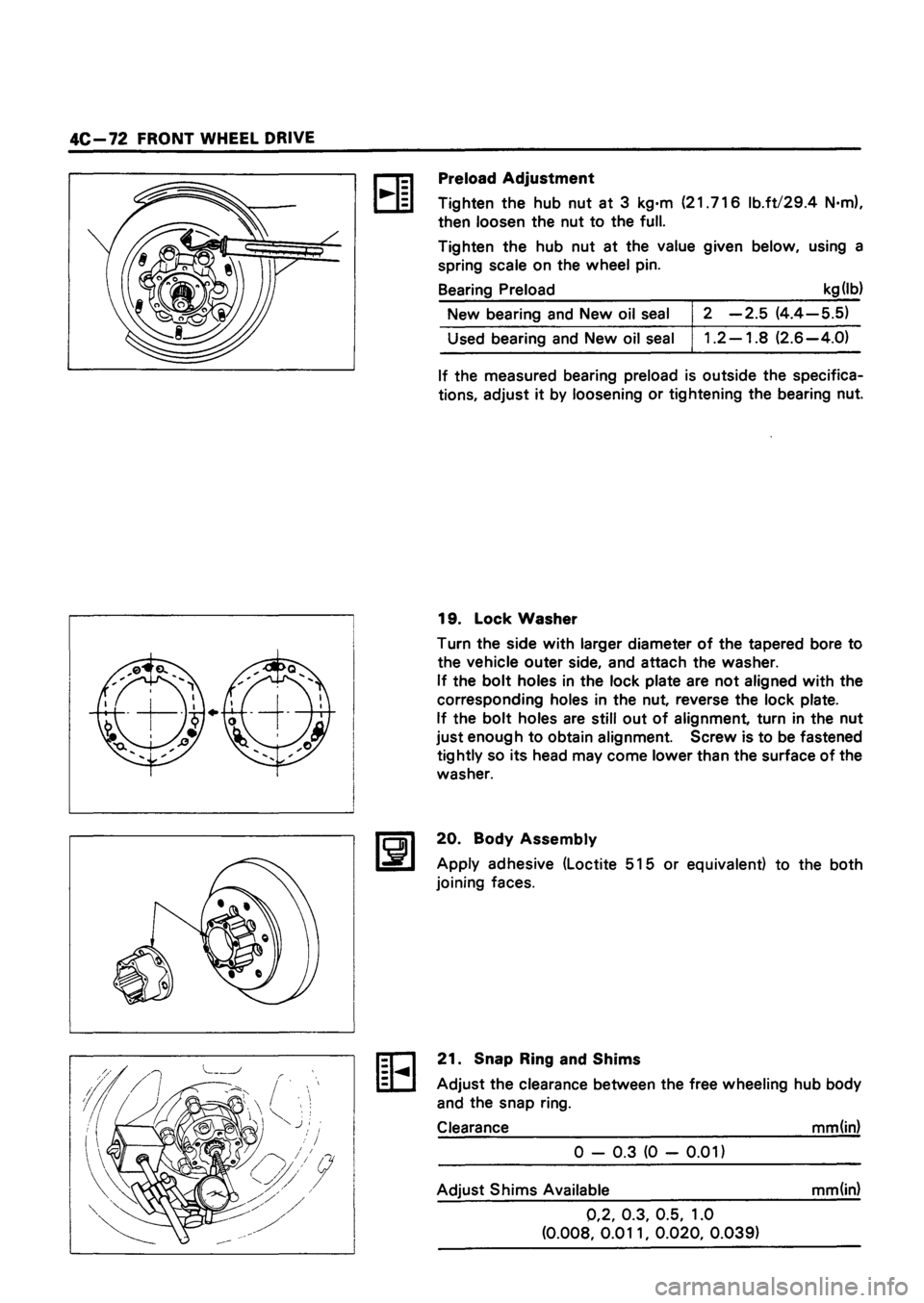 ISUZU DB SERIES 1993  Workshop Manual 