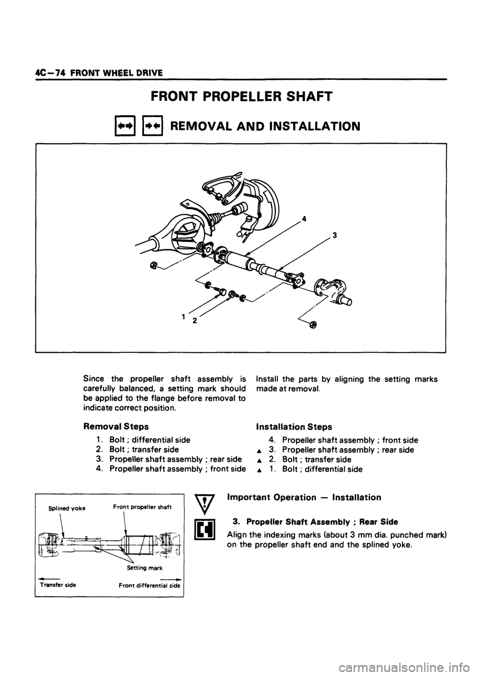 ISUZU DB SERIES 1993  Workshop Manual 