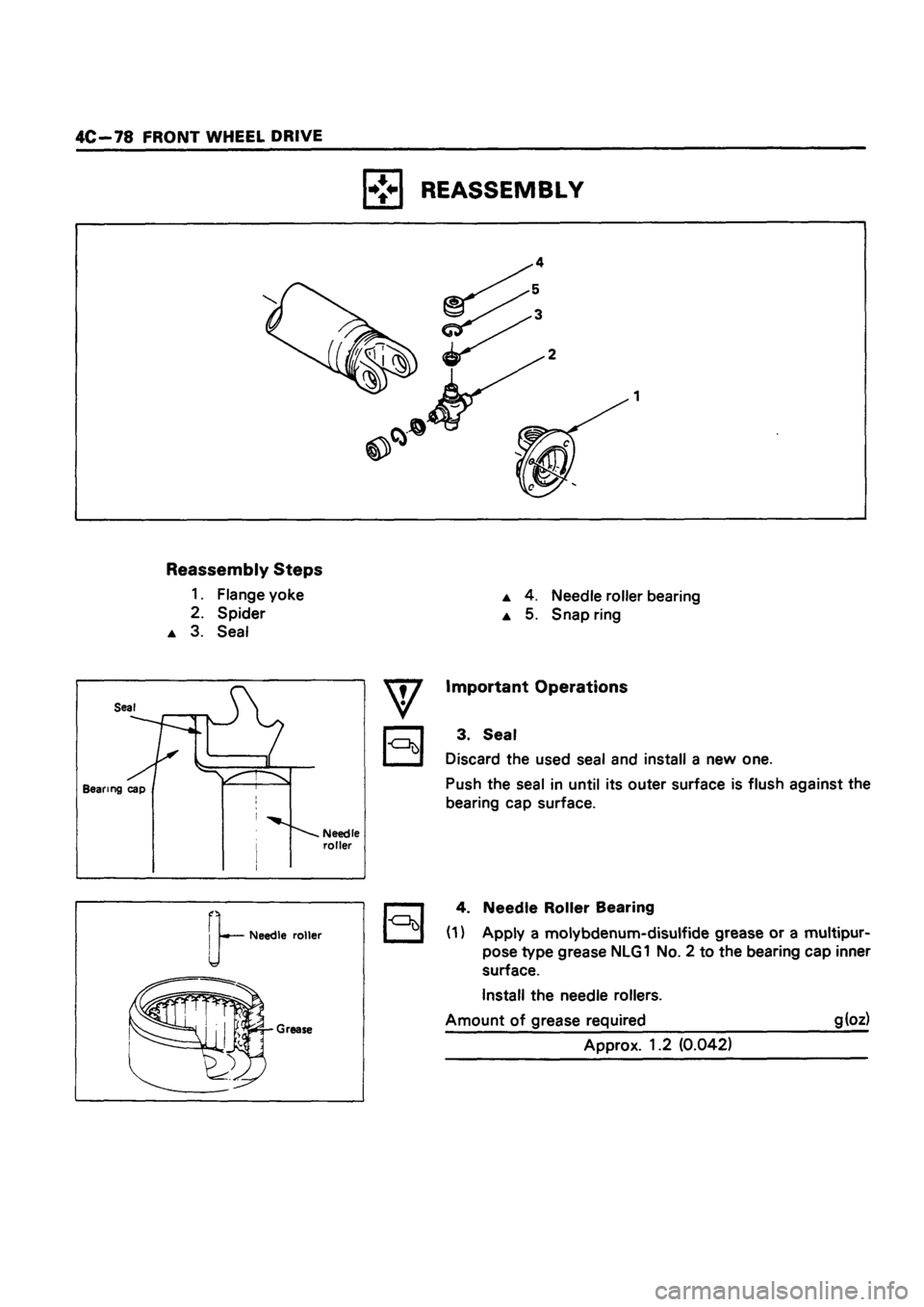 ISUZU DB SERIES 1993  Workshop Manual 